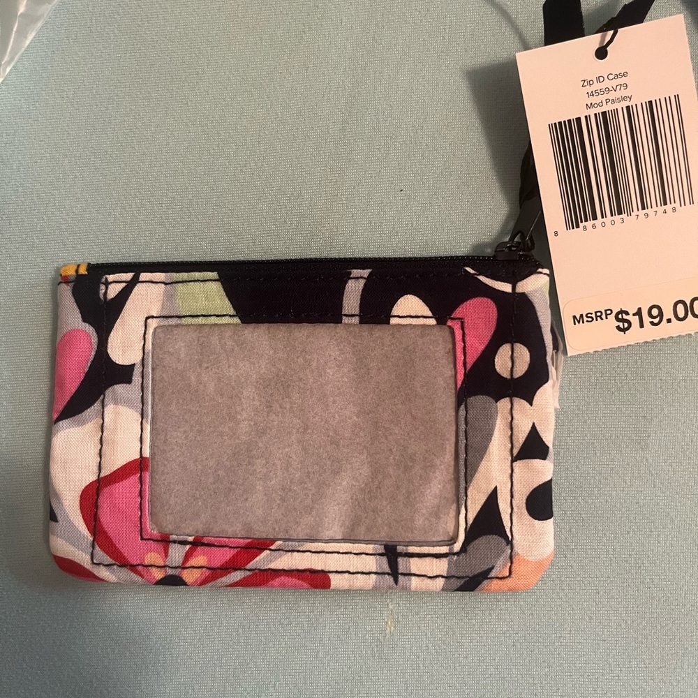 Vera Bradley Floral Zip ID Case & Lanyards